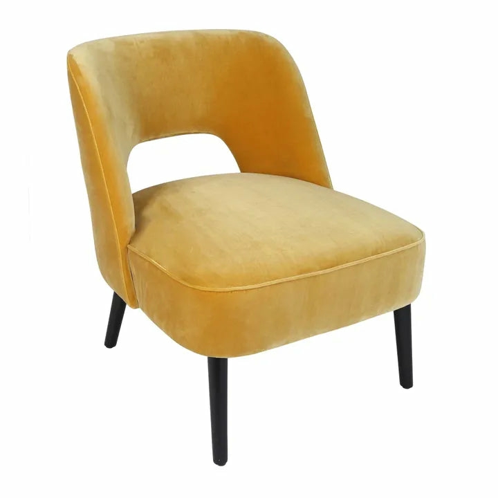 Aphrodite Lounge Chair Mustard Accent Chairs