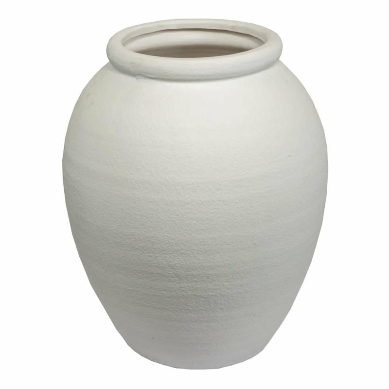 Arc Pot Large White Decor