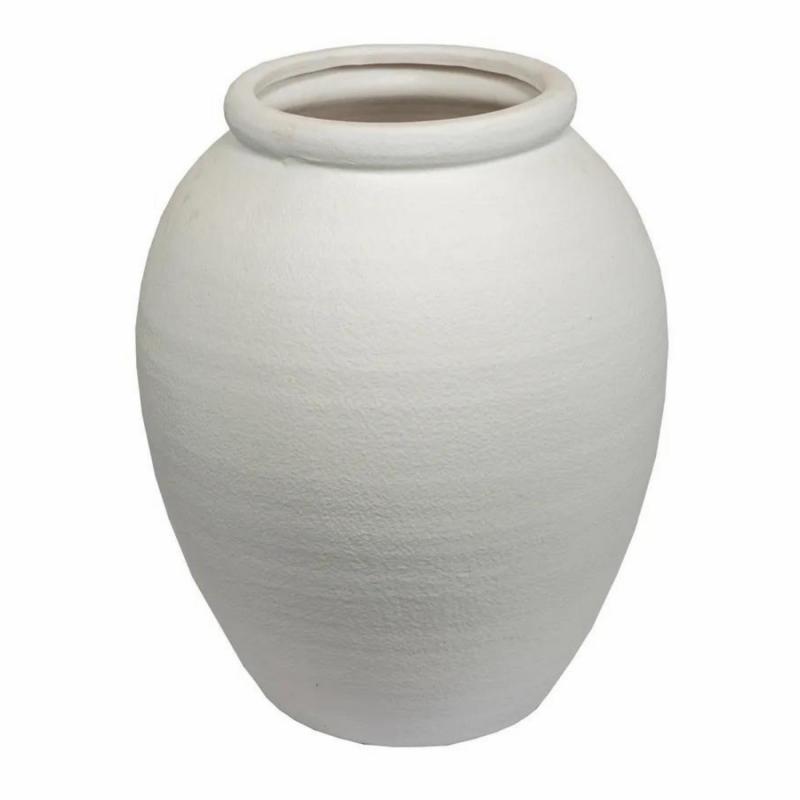 Arc Pot Small White Decor