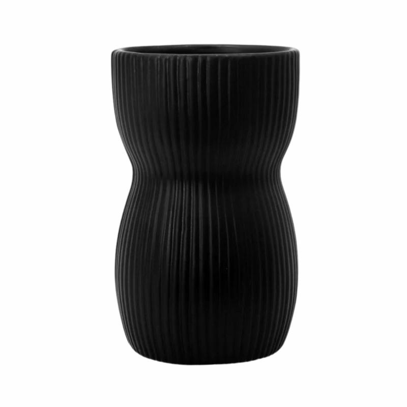 Austin Vase Black  Medium Decor