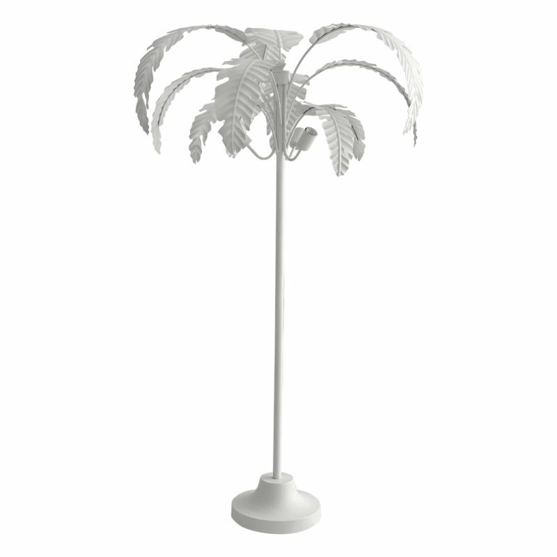 Azalea Floor Lamp In White Floor Lamps