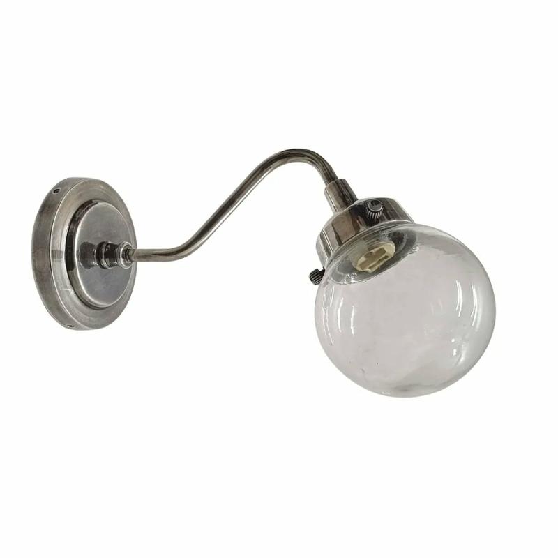 Beacon Outdoor Wall Lamp Antique Silver Hanging