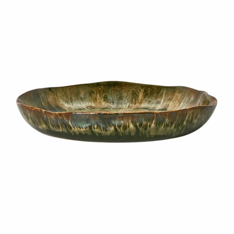 Belia Platter Small Brown Decor