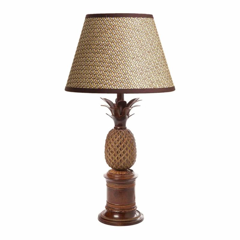 Bermuda Pineapple Table Lamp Base Brown Lamps