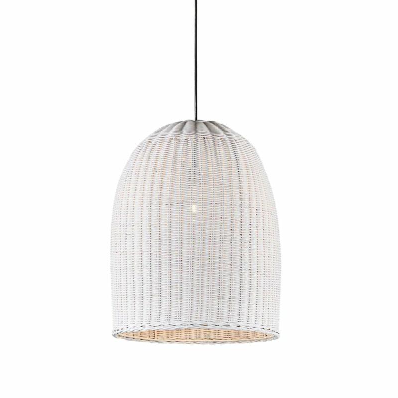 Bowerbird Ceiling Pendant Medium White Hanging