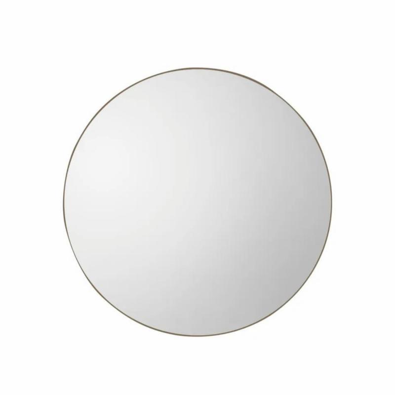 Bowie Round Mirror Champagne Mirrors