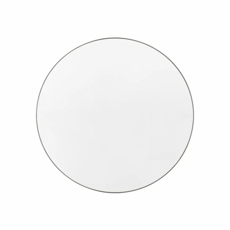 Bowie Round Mirror Silver Mirrors