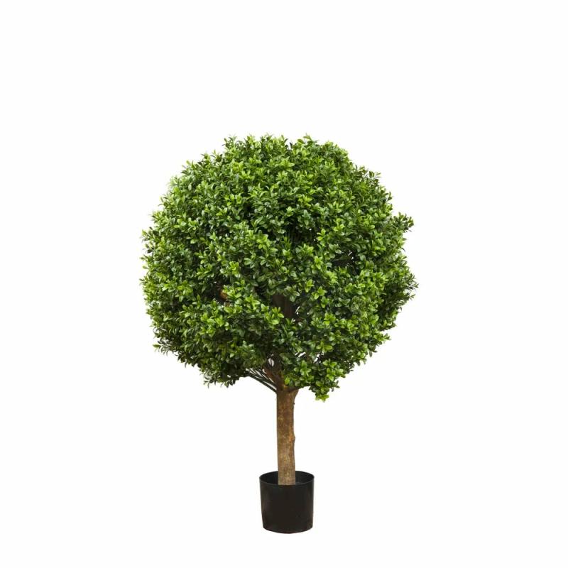 Boxwood Ball Tree 75Cm Artificial Flowers & Plants