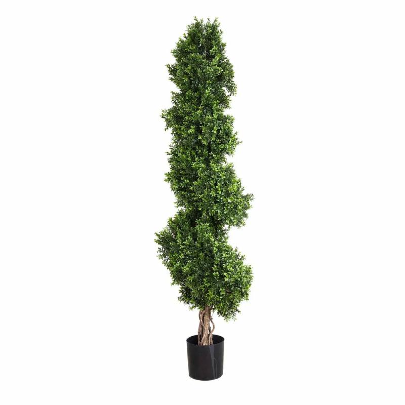 Boxwood Spiral Tree 1.9M Artificial Flowers & Plants