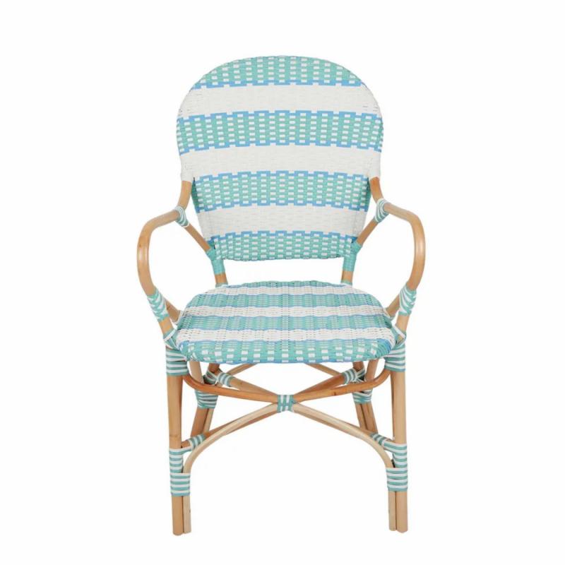 Brighton Rattan Chair Aqua Blue Chairs