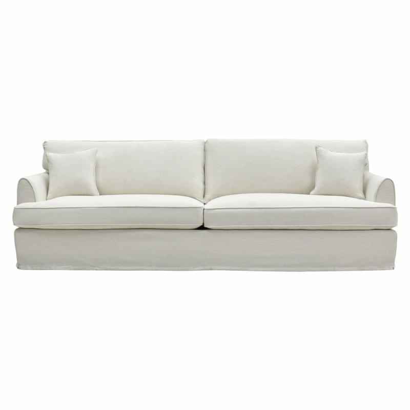 Byron Hamptons 4 Seat Sofa Ivory Sofas & Armchairs