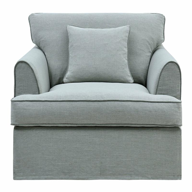 Byron Hamptons Armchair Sage Armchairs