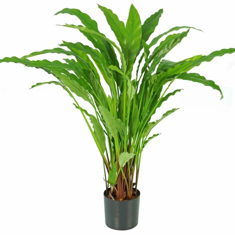 Calathea Potted Bush Artificial Flowers & Plants