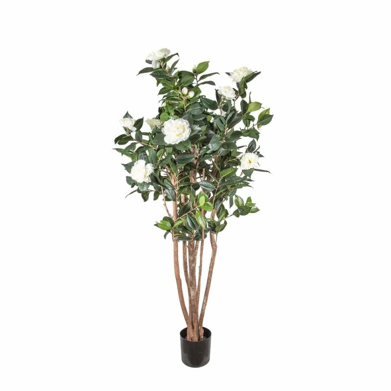 Camellia Japonica Tree White 1.6M Artificial Flowers & Plants