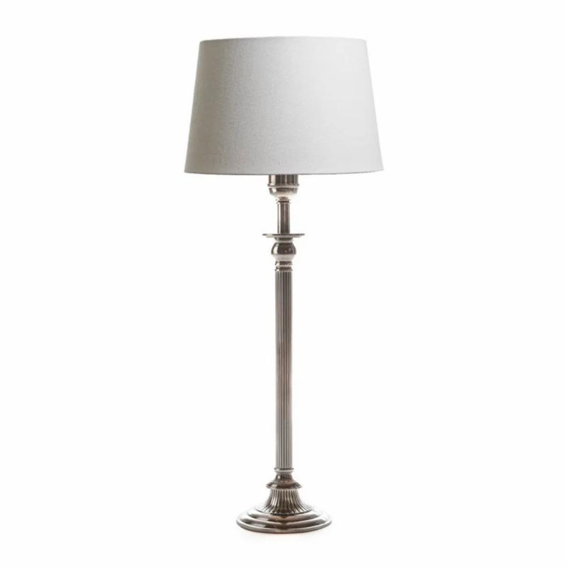 Chelsea Table Lamp Base Antique Silver Lamps