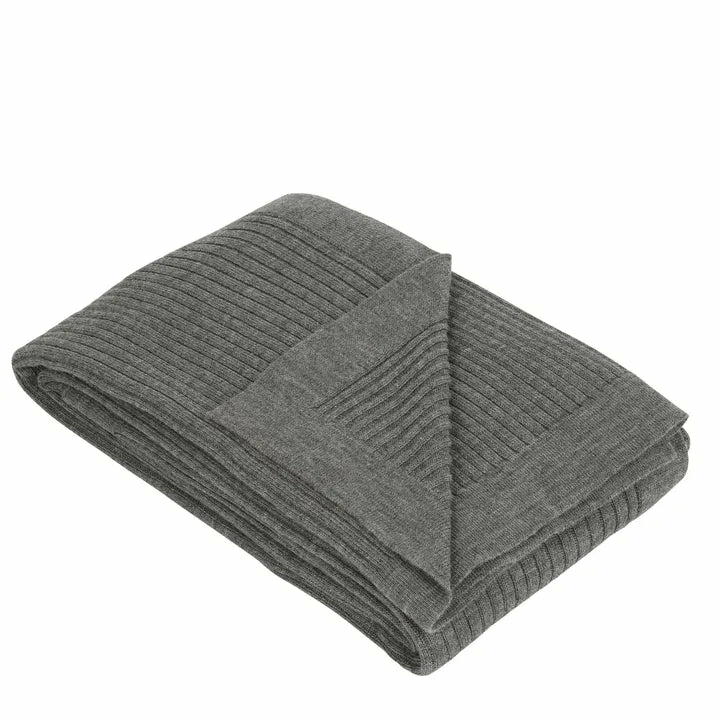 Corby Wool Throw Grey 130X230Cm Cushions & Throws