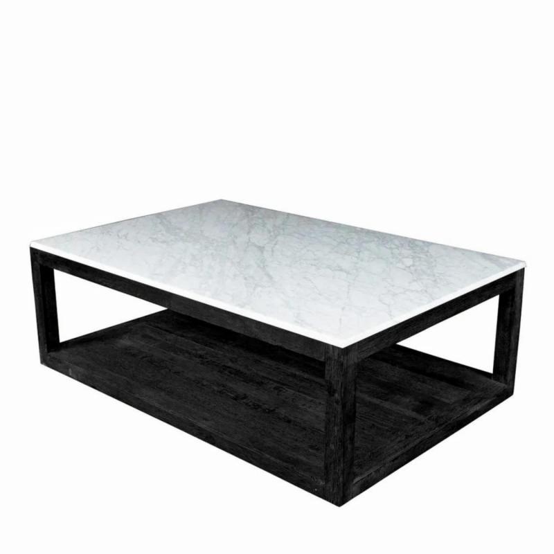 Denver Marble Coffee Table Black Coffee Tables