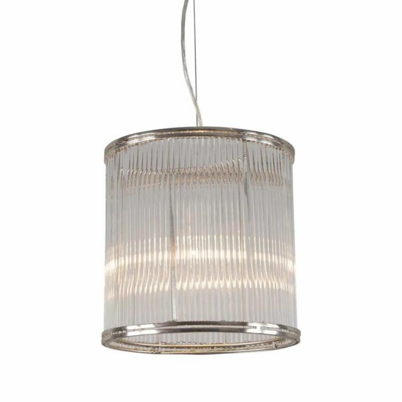 Denzel Ceiling Pendant Large Nickel Hanging