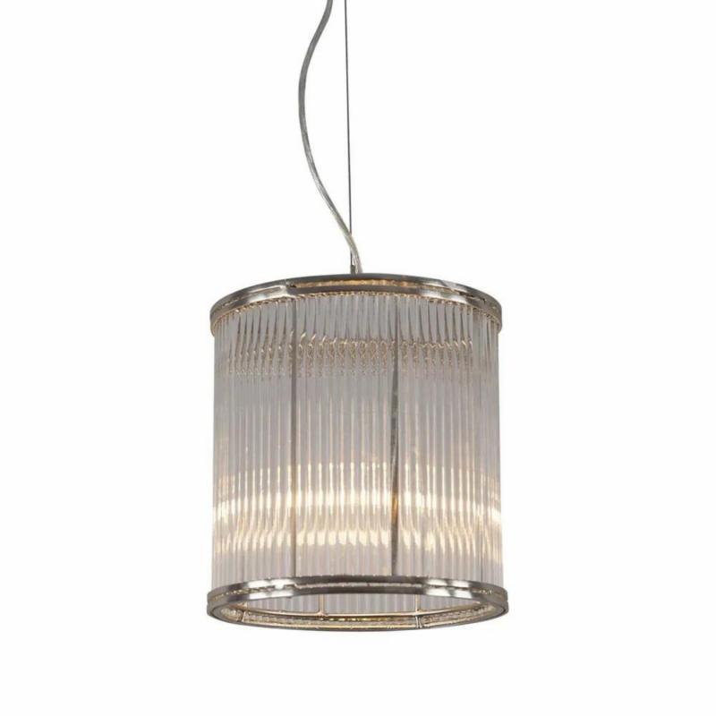 Denzel Ceiling Pendant Medium Nickel Hanging