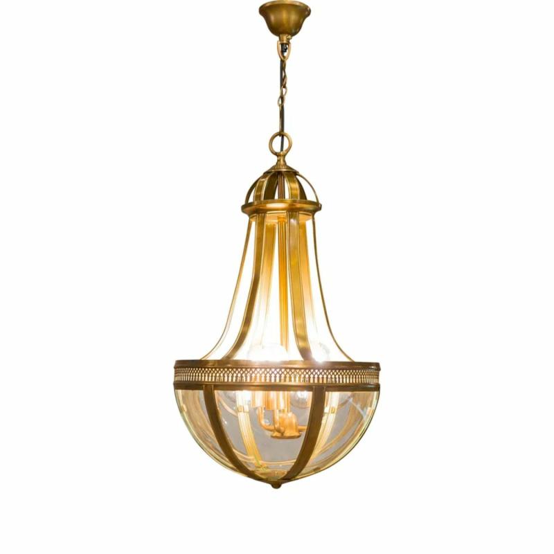 Doma Ceiling Pendant Medium Brass Hanging