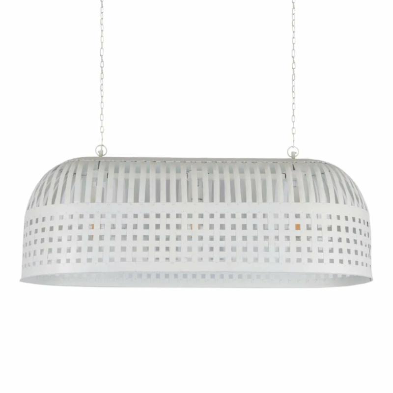 Esch Ceiling Pendant Long White Hanging