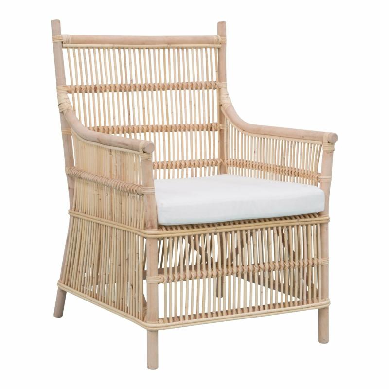 Haiti Wicker Armchair With Cushion Armchairs