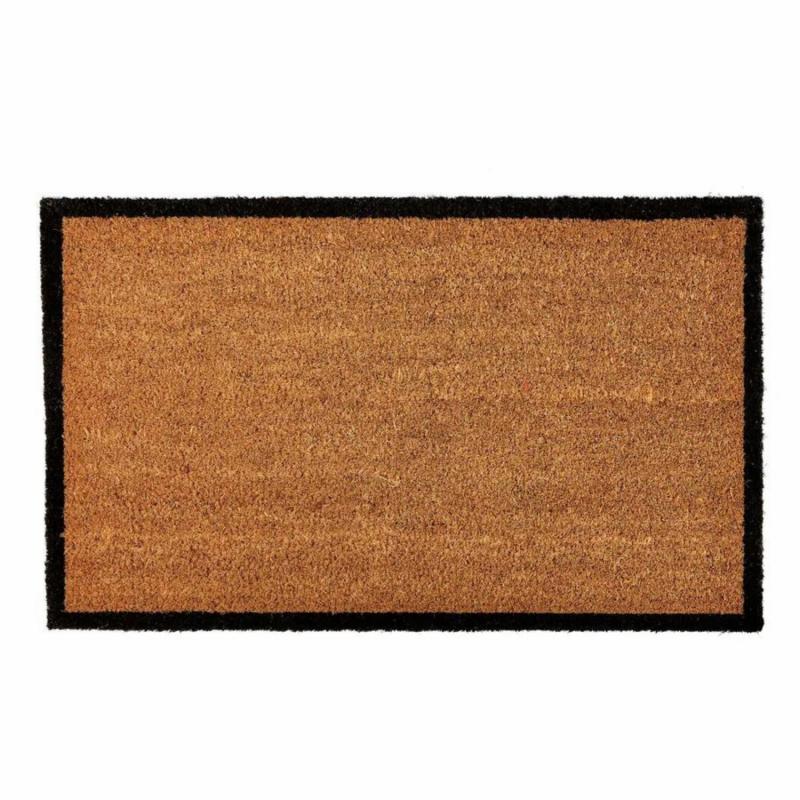 Hamptons Coir Doormat With Vinyl Backing Small Decor