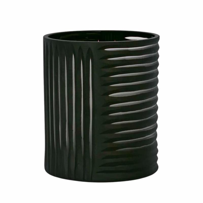 Hollis Vase Wide Black Decor