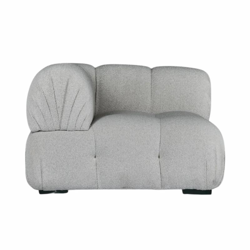 Hugo Sofa Corner Section Vanilla Boucle Armchairs