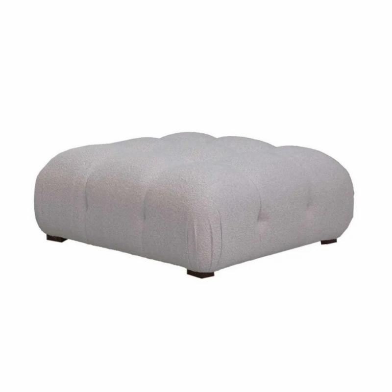 Hugo Sofa Ottoman Stone Boucle Ottomans & Stools