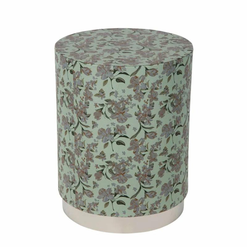 Hunter Drum Sidetable Floral Side Tables