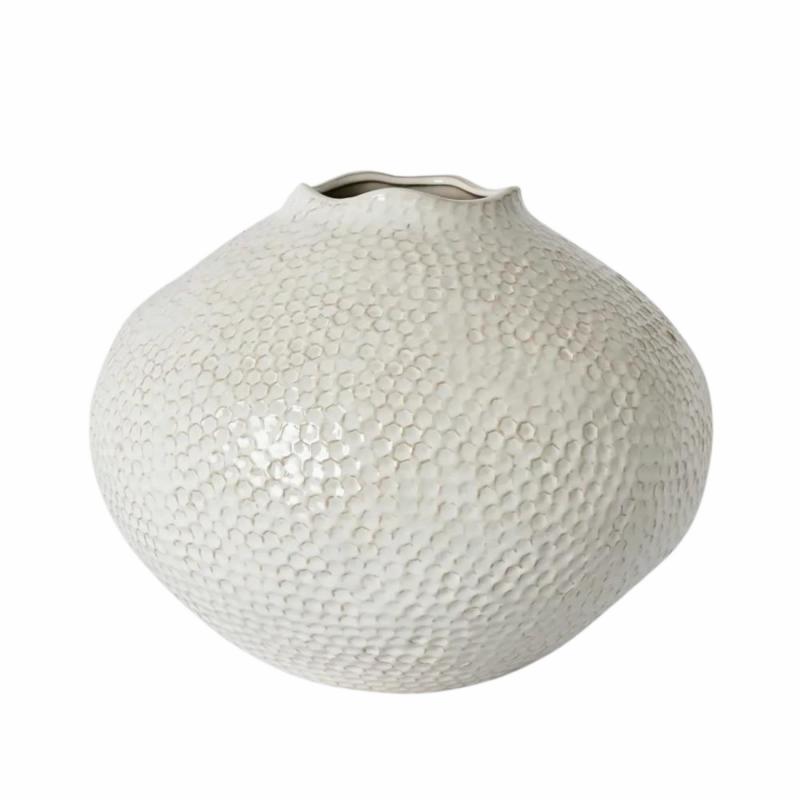 Jaylen Round Vase Cream Decor