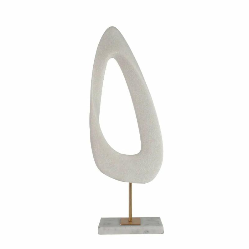 Jove Sculpture On Stand White Decor