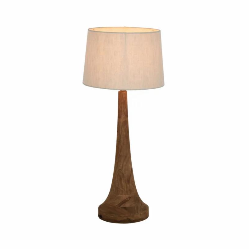 Lancia Table Lamp Base Small Dark Natural Lamps