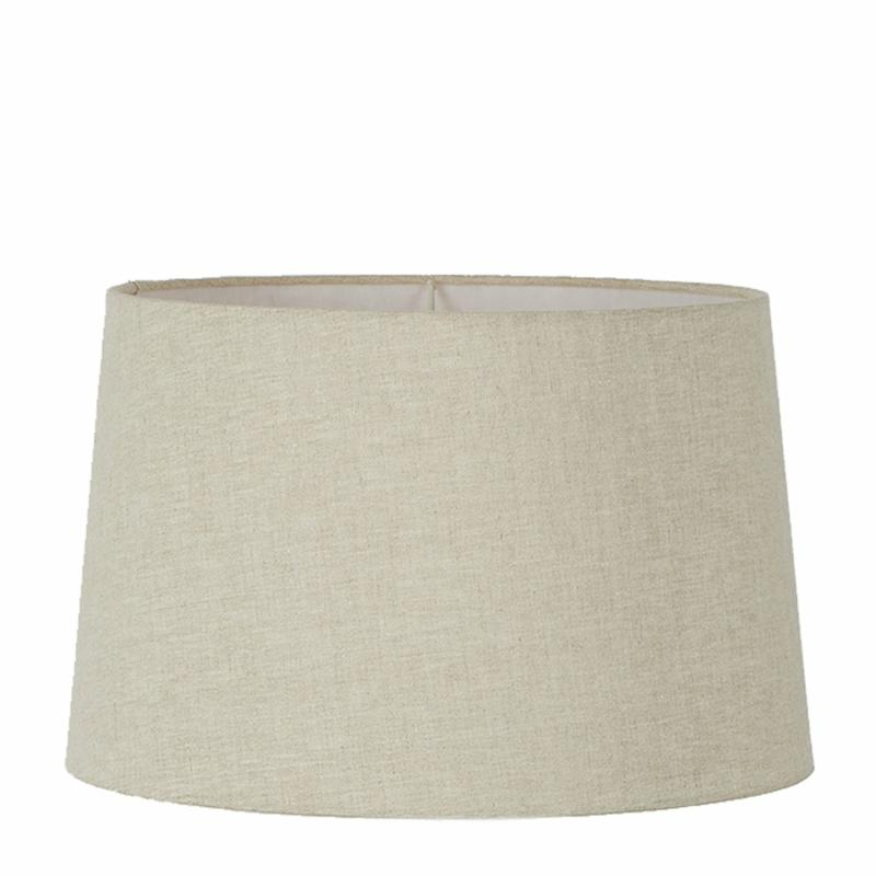 Linen Drum Lamp Shade Xl Light Natural Lamps