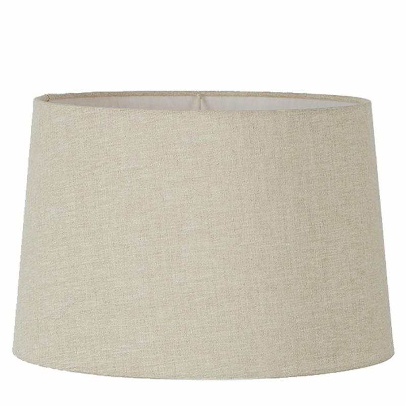 Linen Drum Lamp Shade Xxl Light Natural Lamps