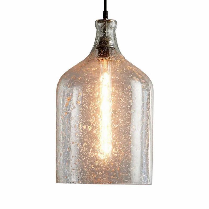 Lustre Flagon Ceiling Pendant Clear Hanging