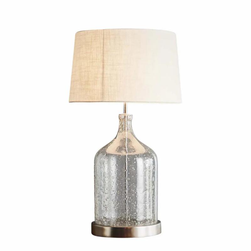 Lustre Flagon Table Lamp Base Clear Lamps