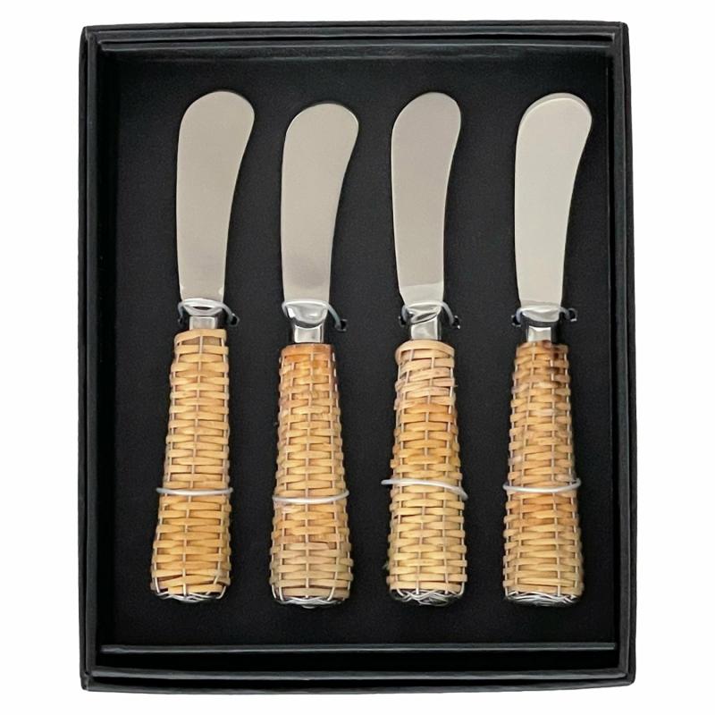 Malibu Rattan Spreaders, Set Of 4 Decor