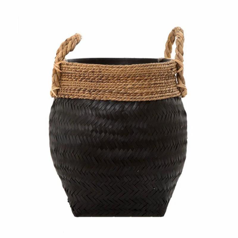 Mauritius Basket Black Decor