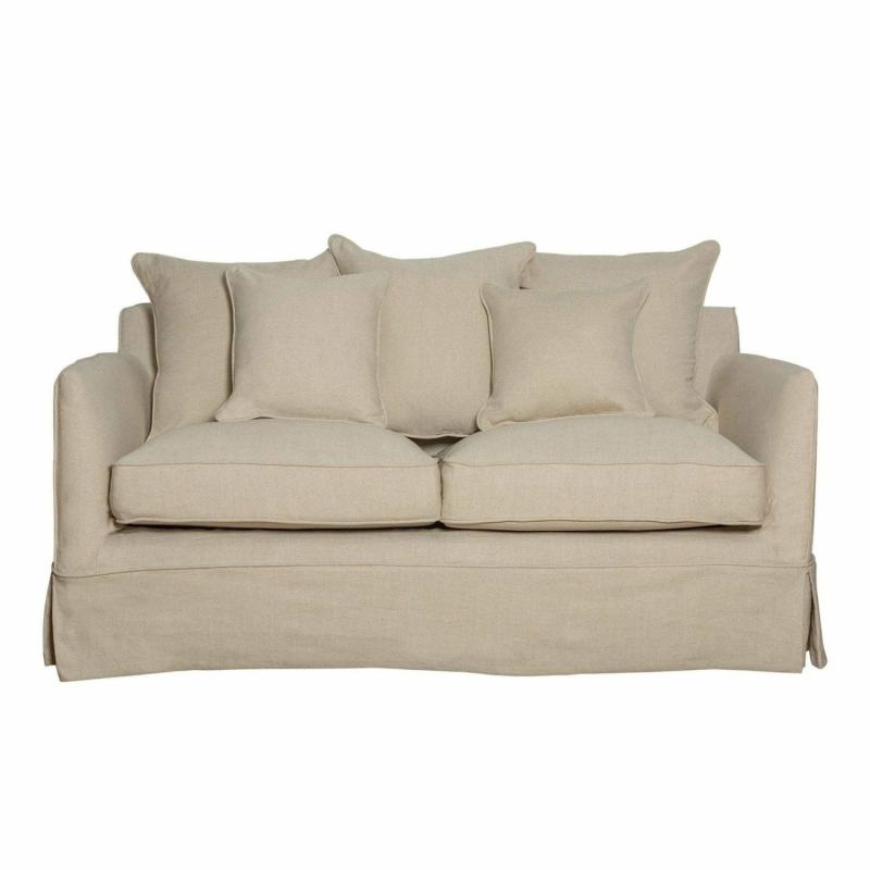 Noosa Hamptons 2 Seat Sofa Bed Beige Sofa Beds