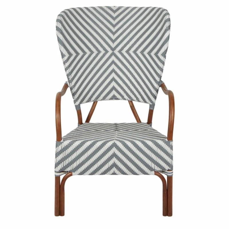 Normandy Rattan Armchair Grey Accent Chairs