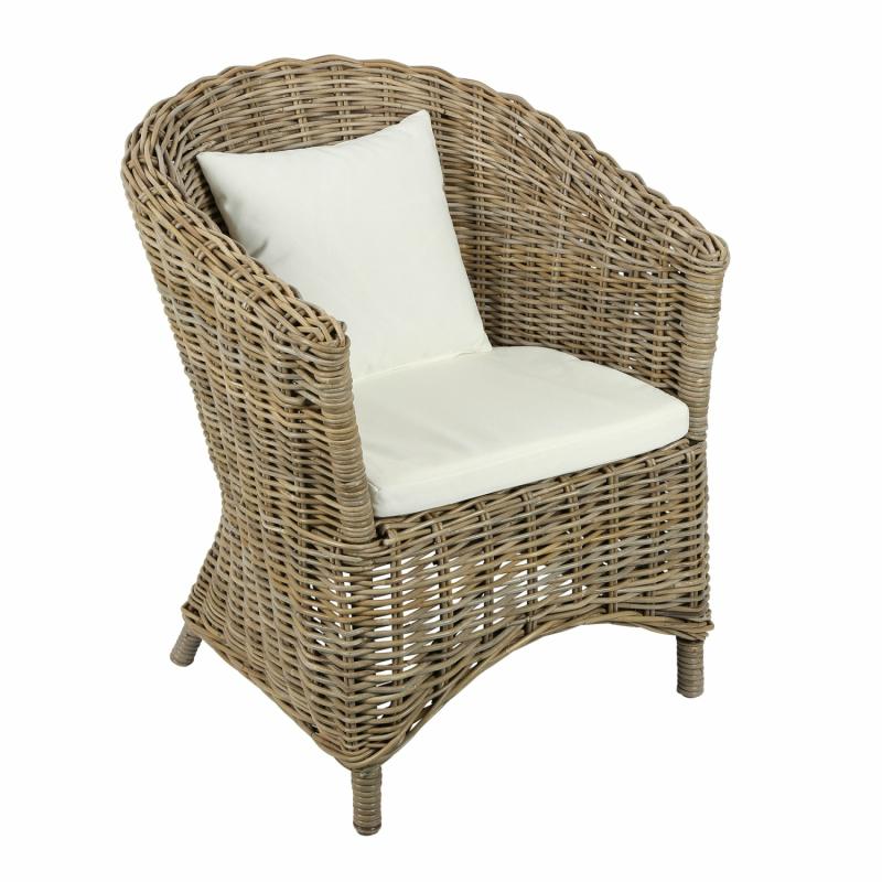 Nova Rattan Chair With Cushion Armchairs