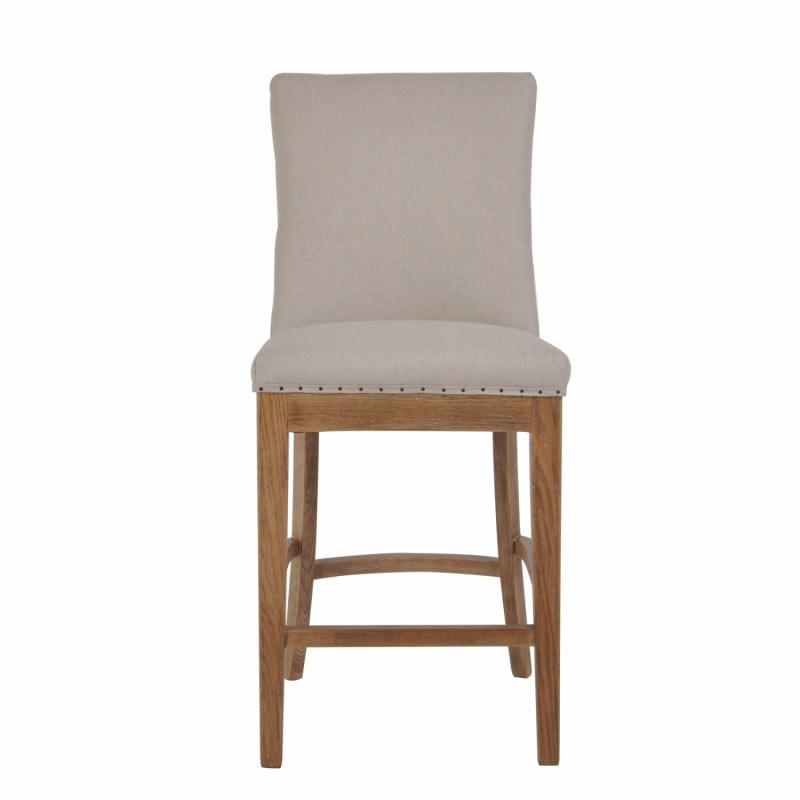 Oakwood Bar Stool Natural Beige Bar Stools