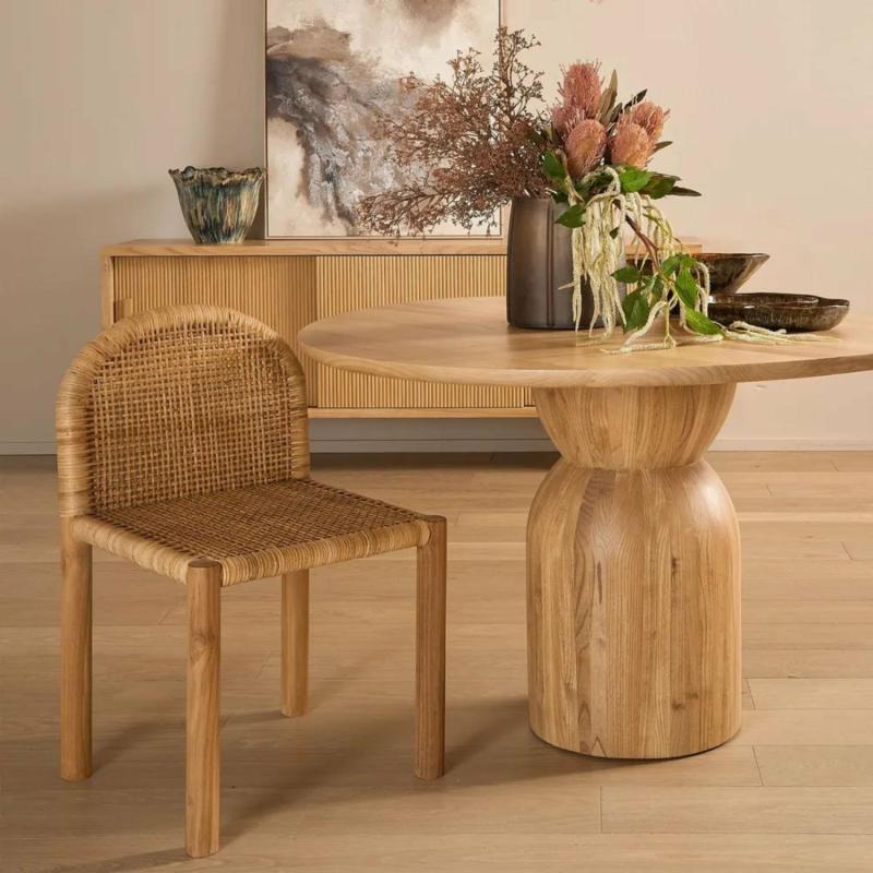 Olive Dining Table Top Round Natural Dining Tables