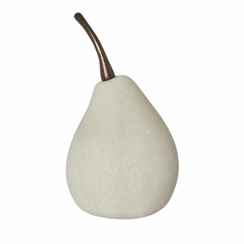 Pear Decor White Decor