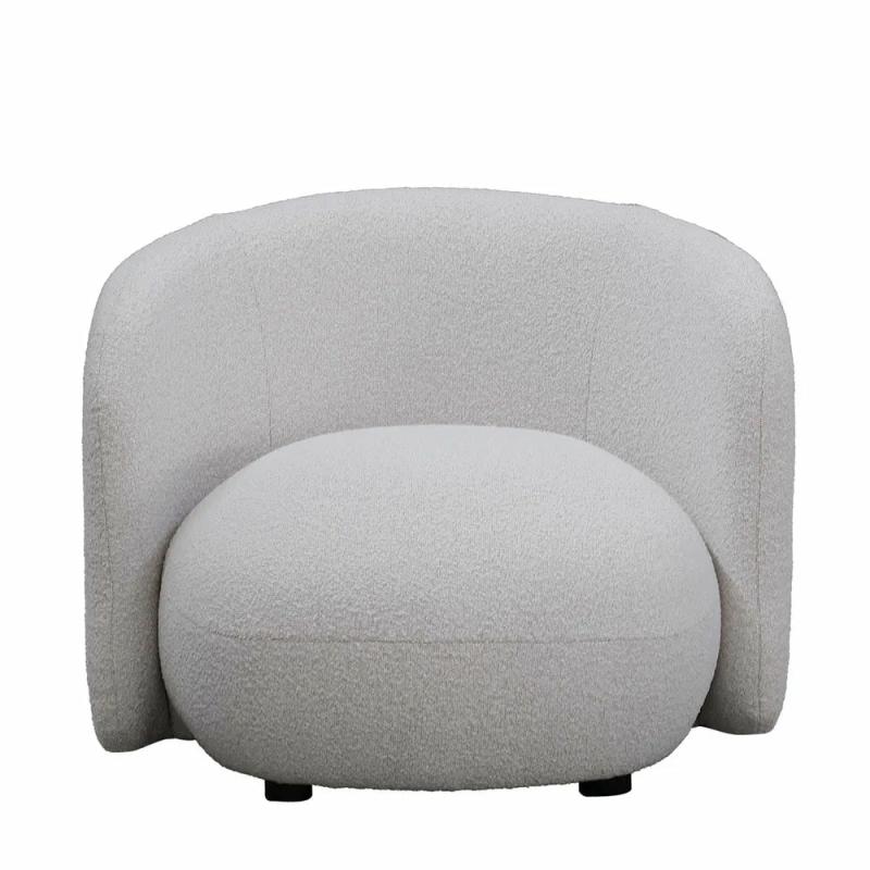 Plume Occasional Chair Vanilla Boucle Accent Chairs