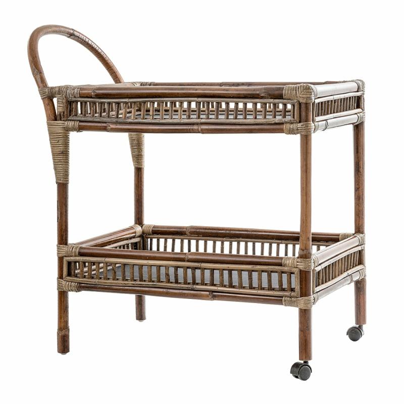 Rattan Bar Trolley Bar Carts