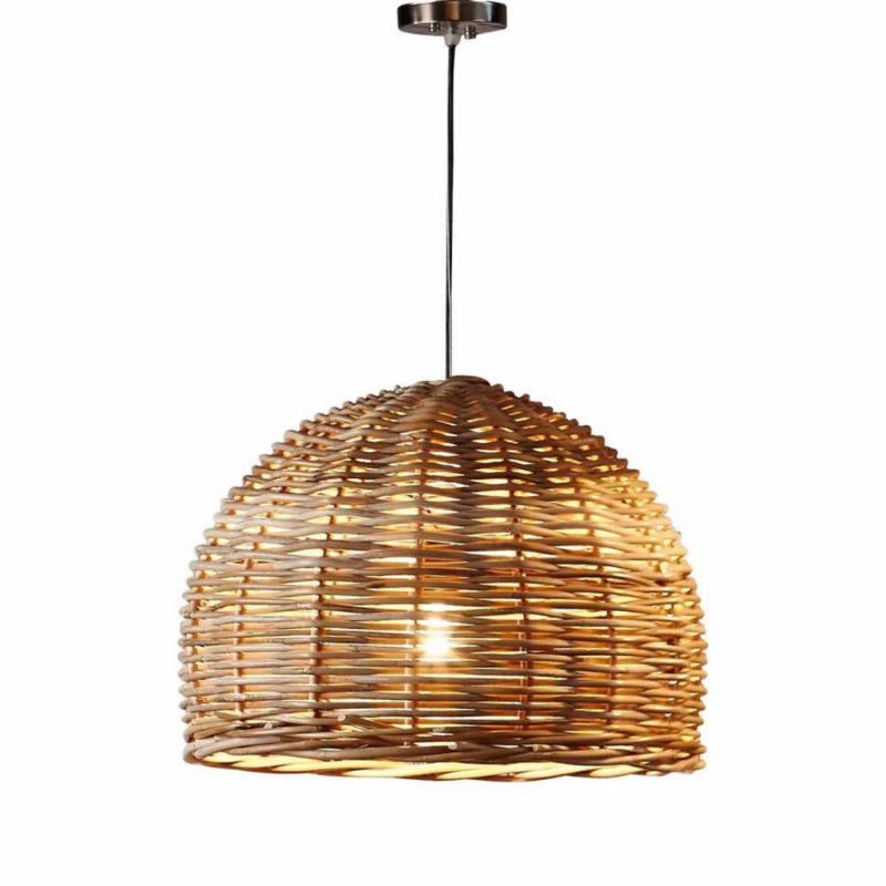 Rattan Ceiling Pendant Small Natural Hanging