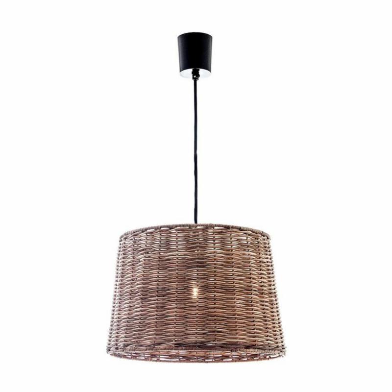 Rattan Round Ceiling Pendant Small Natural Hanging